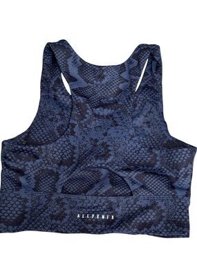 Allfenix Anthropologie Women's Python Print Sports Bra size Large